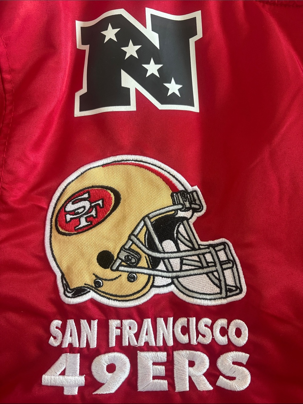 San Francisco 49ers Unisex Bomber Jacket - Small - Picture 3 of 7